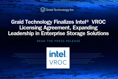 Graid Technology, Intel VROC lisans anlaşmasını tamamladı... Graid, kurumsal depolamada liderliği genişletiyor